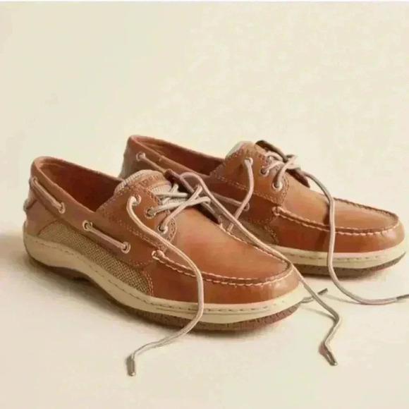 Sperry Topsliders boat shoes dark brown billfish. Sz 8 - Picture 2 of 6